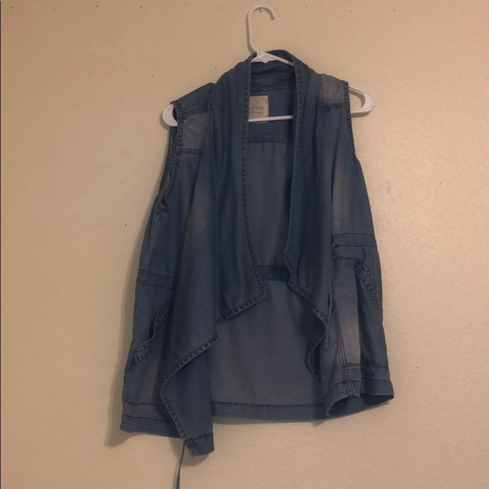 Extremely soft denim vest